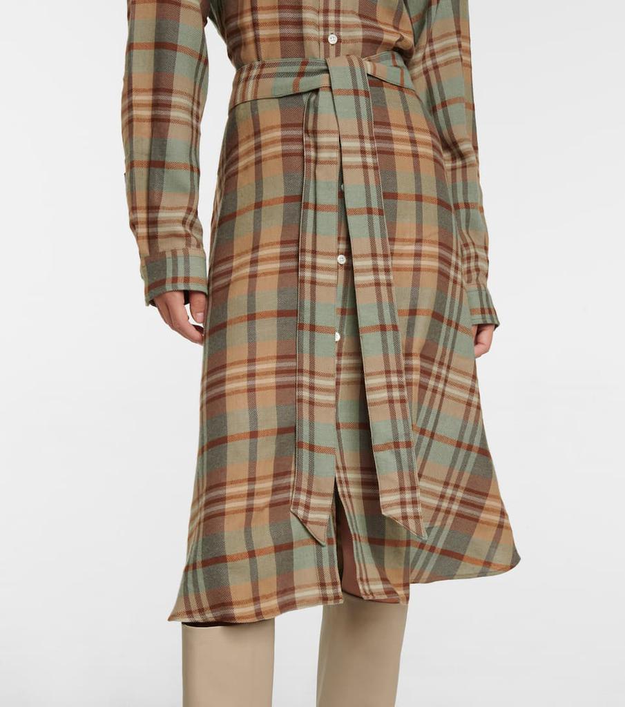 商品Ralph Lauren|格纹羊毛衬衫式连衣裙,价格¥2723,第7张图片详细描述