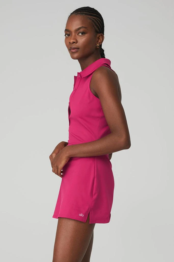 商品Alo|Charmed Tennis Dress - Magenta Crush,价格¥623,第3张图片详细描述