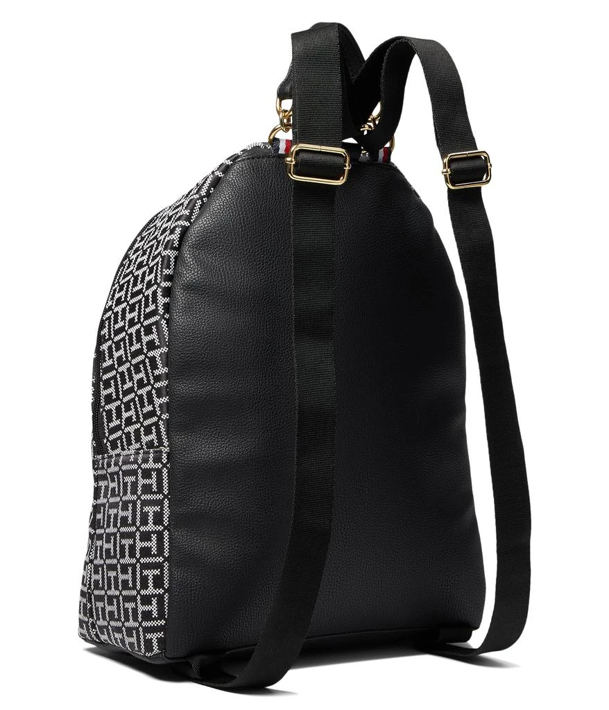 商品Tommy Hilfiger|Amelia II Medium Dome Backpack-Square Monogram Jacquard,价格¥626,第2张图片详细描述