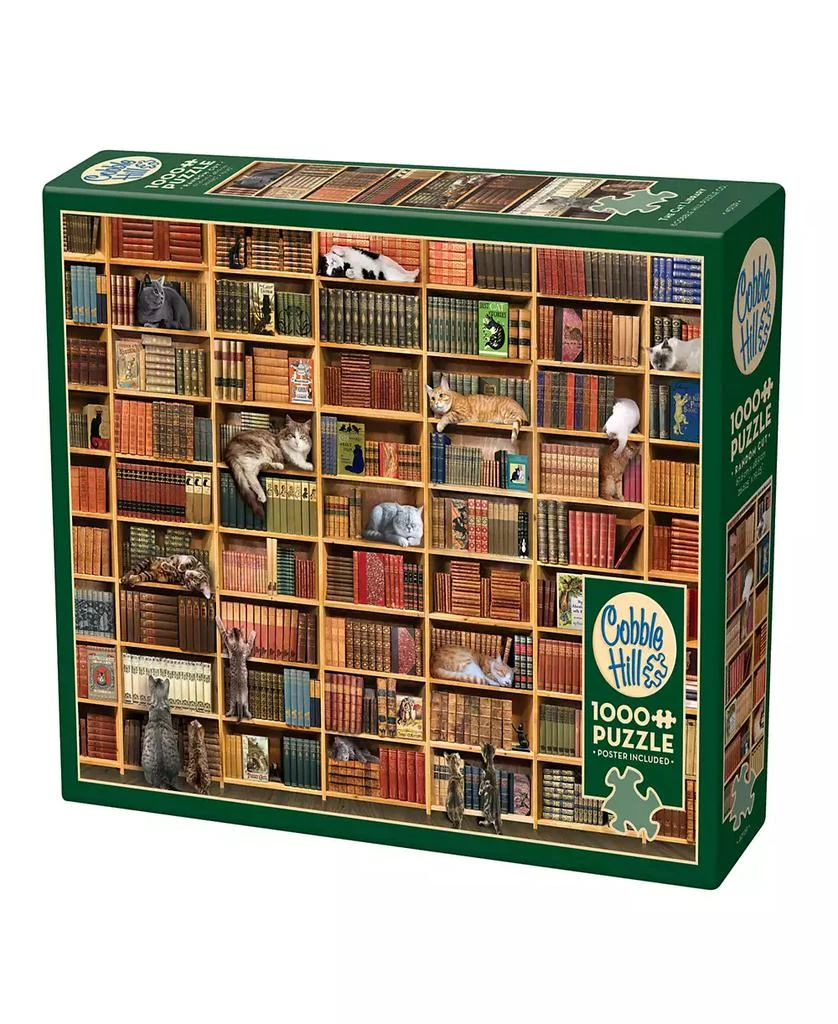 商品Cobble Hill|the Cat Library Puzzle,价格¥150,第1张图片