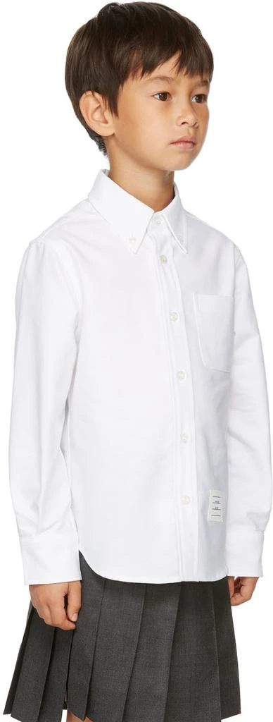 商品Thom Browne|白色 Point Collar 儿童衬衫,价格¥2746,第3张图片详细描述