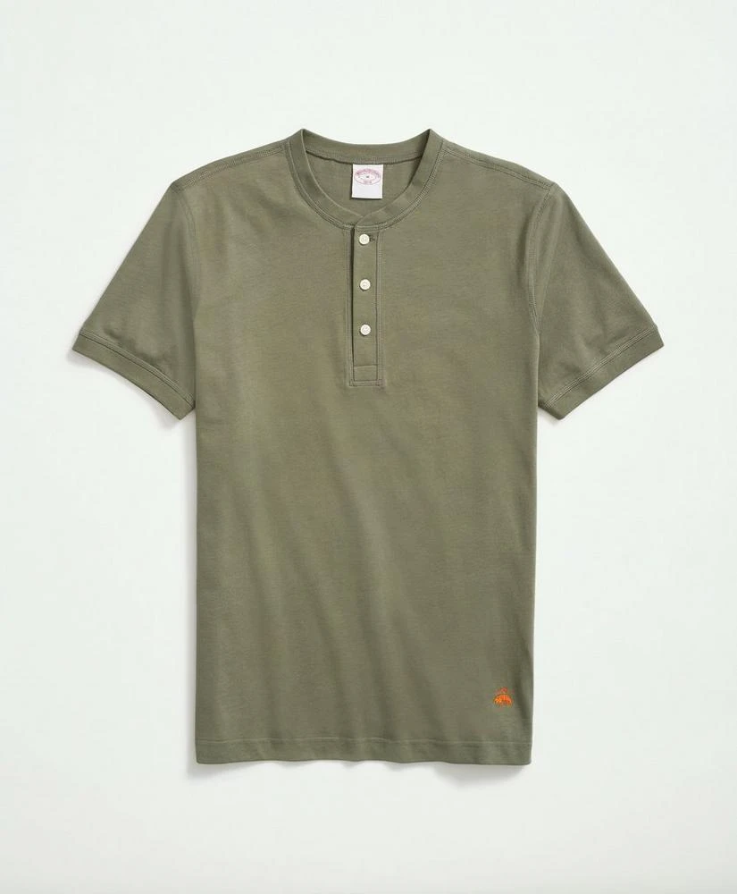 商品Brooks Brothers|Cotton Henley T-Shirt,价格¥150,第1张图片