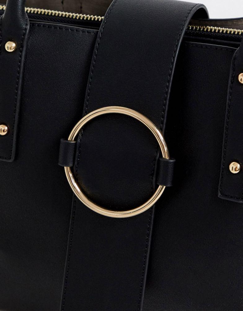 商品ASOS|ASOS DESIGN tote bag with ring detail,价格¥250,第6张图片详细描述