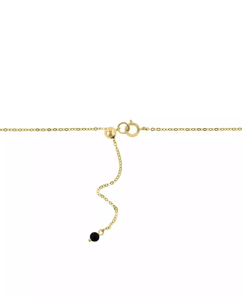 商品Effy|EFFY® Onyx & Polished Bead Collar Necklace in 14k Gold, 18" +1" extender,价格¥10491,第3张图片详细描述