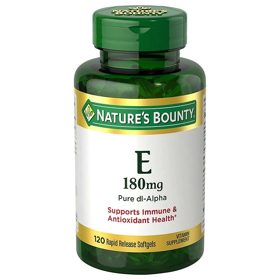 商品Nature's Bounty|E-400 IU, Pure dl-Alpha, Softgels,价格¥142,第1张图片