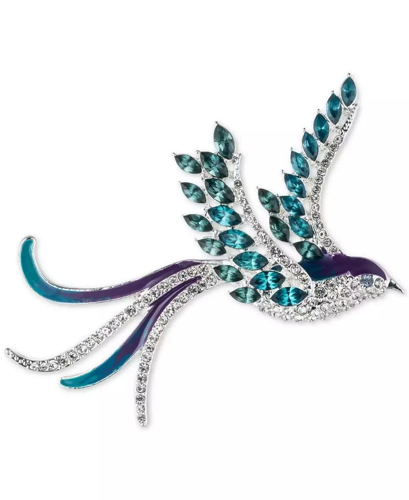 商品Anne Klein|Gold-Tone Crystal Bird Pin, Created for Macy's,价格¥129,第1张图片