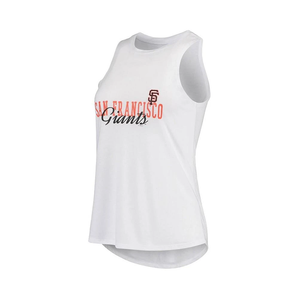 商品Concepts Sport|Women's White, Black San Francisco Giants Sonata Tank Top and Leggings Set,价格¥390,第4张图片详细描述