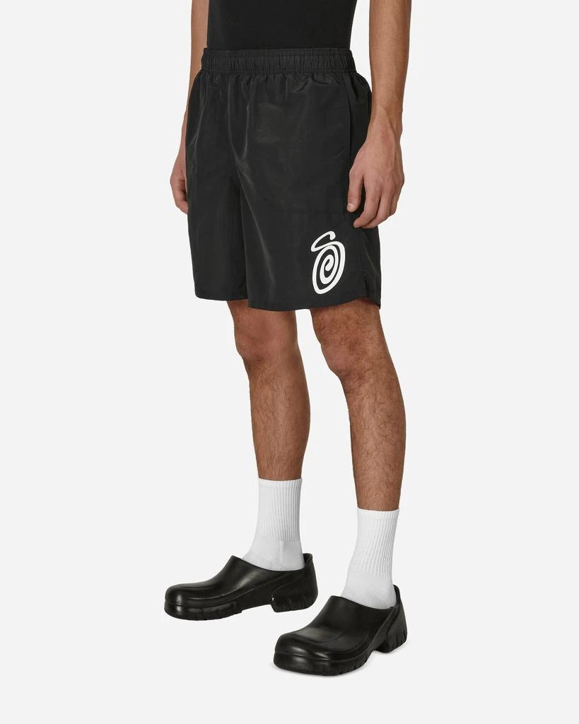 商品STUSSY|Curly S Water Shorts Black,价格¥492,第2张图片详细描述