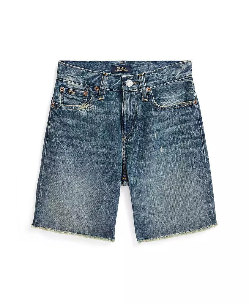 商品Ralph Lauren|Big Boys Sullivan Slim Cutoff Denim Shorts,价格¥151,第4张图片详细描述