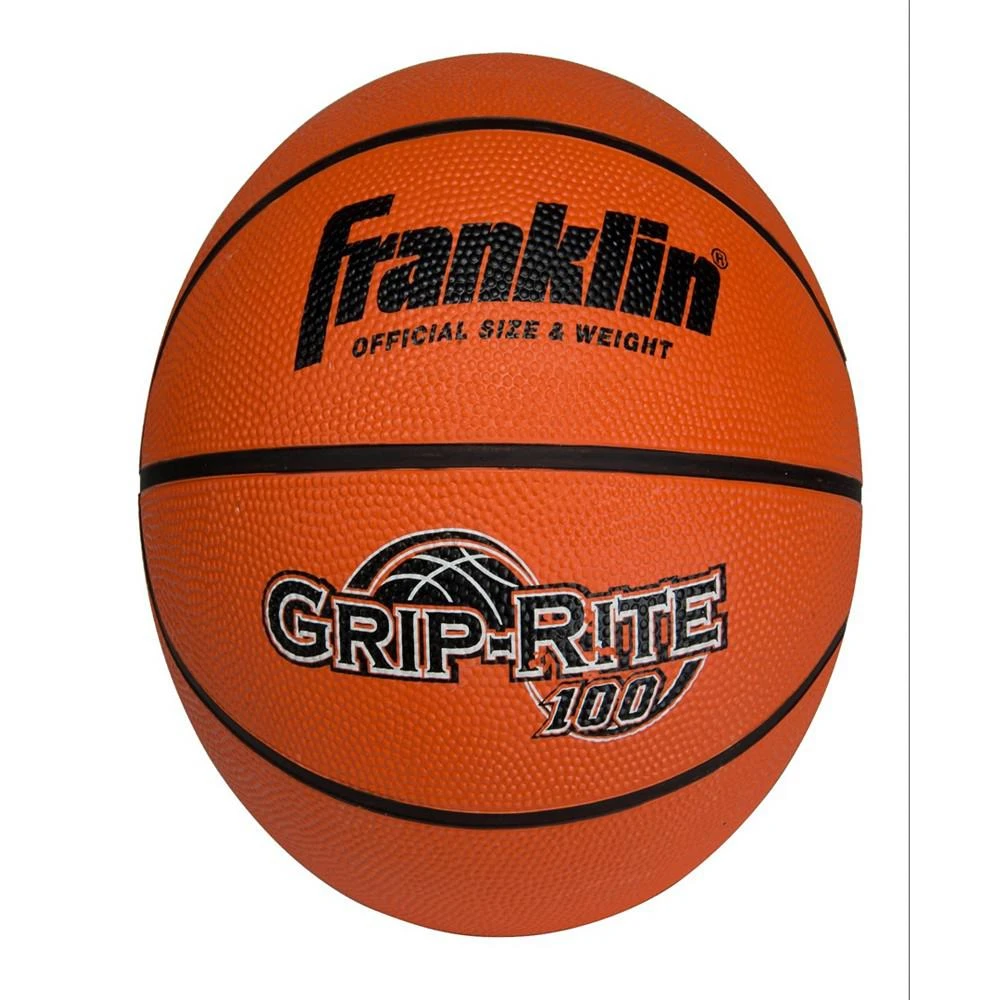 商品Franklin|Intermediate Size Grip-Rite 100 Rubber Basketball,价格¥214,第1张图片