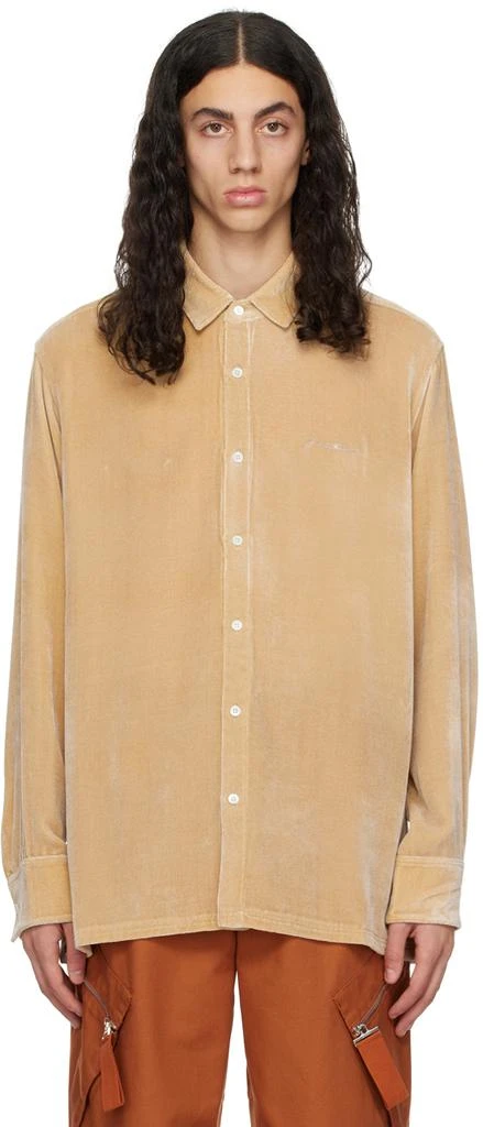 商品Jacquemus|Beige Le Papier 'La Chemise Tombolo' Shirt,价格¥2128,第1张图片