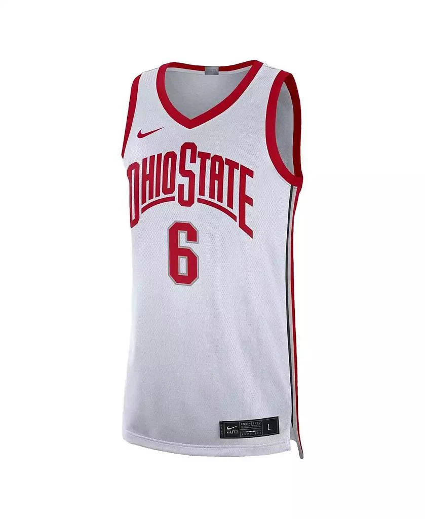 商品NIKE|Men's LeBron James White Ohio State Buckeyes Limited Basketball Jersey,价格¥893,第2张图片详细描述