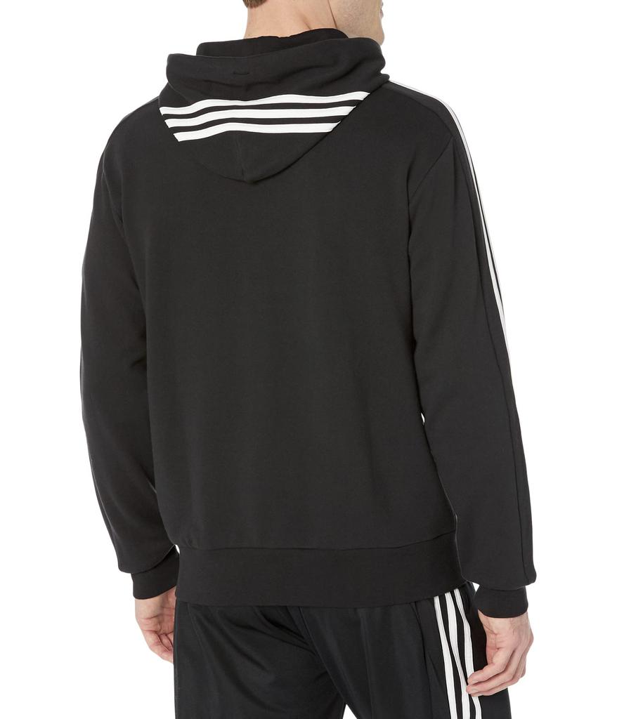 Essentials French Terry 3-Stripes Pullover Hoodie商品第2张图片规格展示