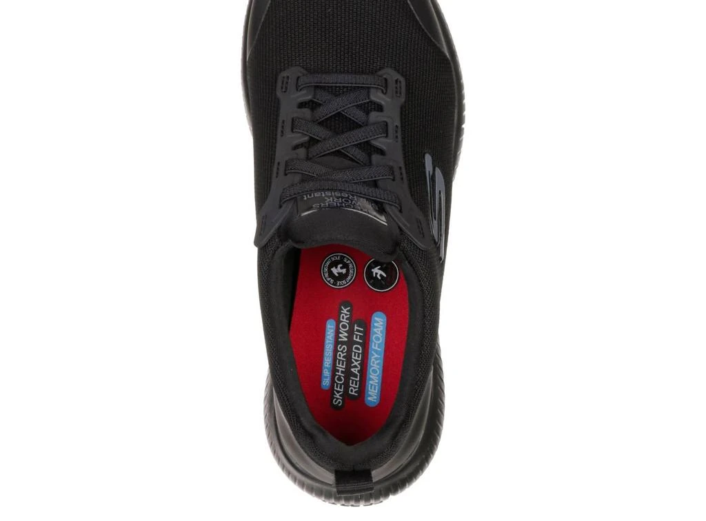 商品SKECHERS|Women's Squad Sr Work Sneakers In Black,价格¥528,第3张图片详细描述
