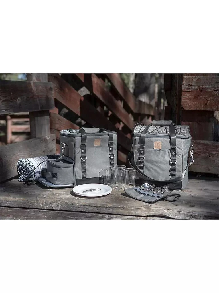 商品Picnic Time|PT-Frontier Picnic 23-Piece Flatware & Utility Cooler Set,价格¥944,第5张图片详细描述