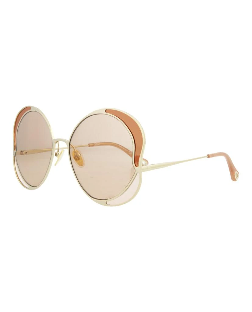 商品Chloé|Round-Frame Metal Sunglasses,价格¥1075,第2张图片详细描述