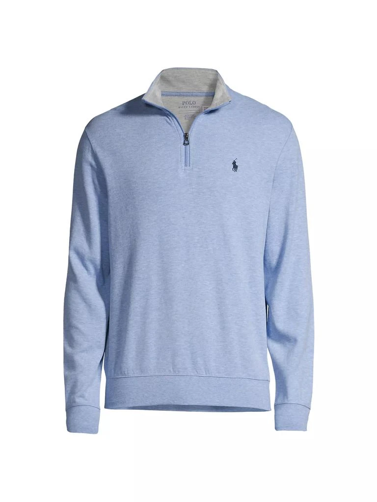 商品Ralph Lauren|Luxury Jersey Quarter-Zip Sweater,价格¥475,第1张图片