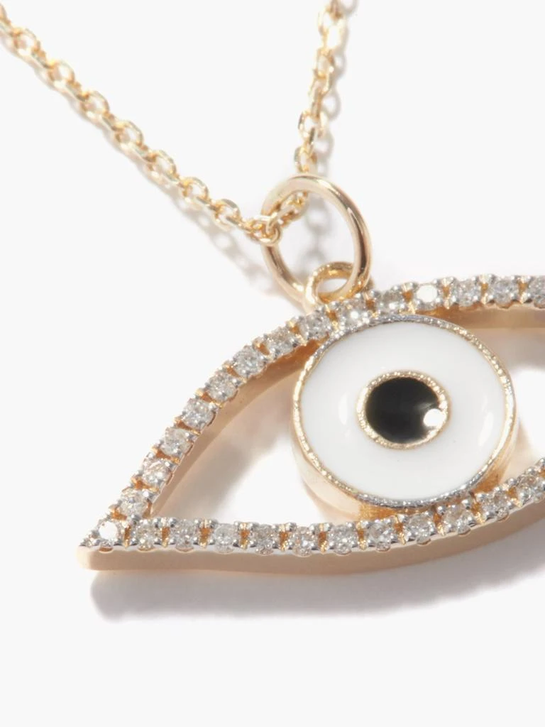 商品MATEO|Eye of Protection diamond & 14kt gold necklace,价格¥15770,第5张图片详细描述