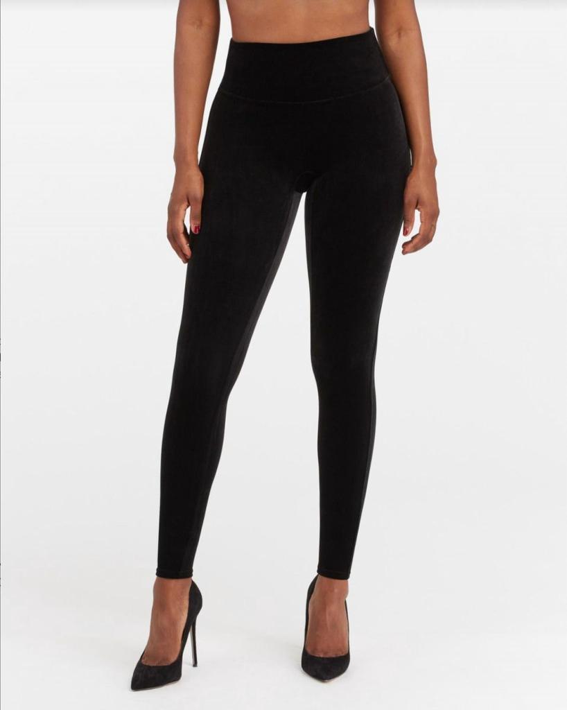 Spanx Plus ankle grazer jeggings in black