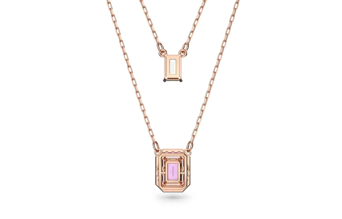 商品[国内直发] Swarovski|施华洛世奇 Una 经典大气百搭 合金 项链 女款,价格¥607,第6张图片详细描述