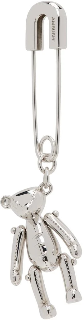 商品Ambush|Silver Teddy Bear Charm Earring,价格¥2057,第2张图片详细描述