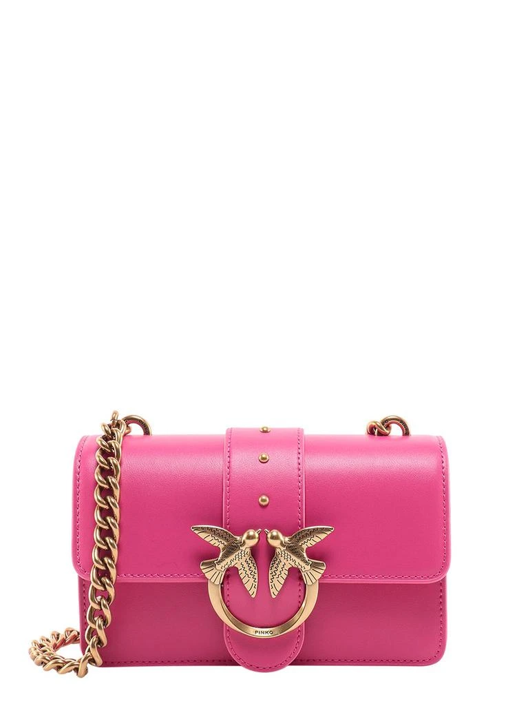 商品PINKO|Pinko Chain Linked Love One Mini Crossbody Bag,价格¥1721,第1张图片