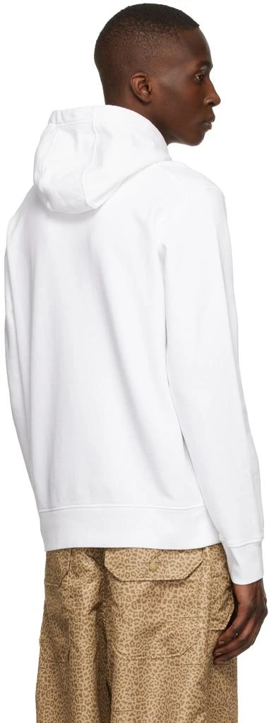 商品Stone Island|White Fleece Hoodie,价格¥1527,第3张图片详细描述