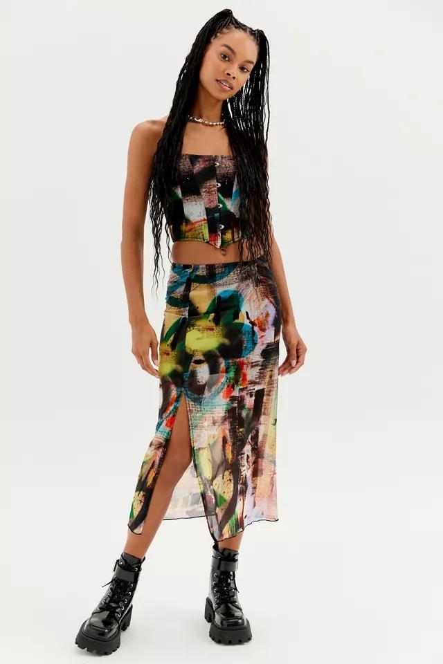 商品Urban Outfitters|UO Devona Corset Top & Midi Skirt Set,价格¥460,第3张图片详细描述