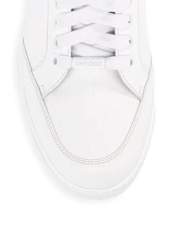 商品Jimmy Choo|Jimmy Choo - Miami Leather Low-Top Sneakers,价格¥2597,第4张图片详细描述