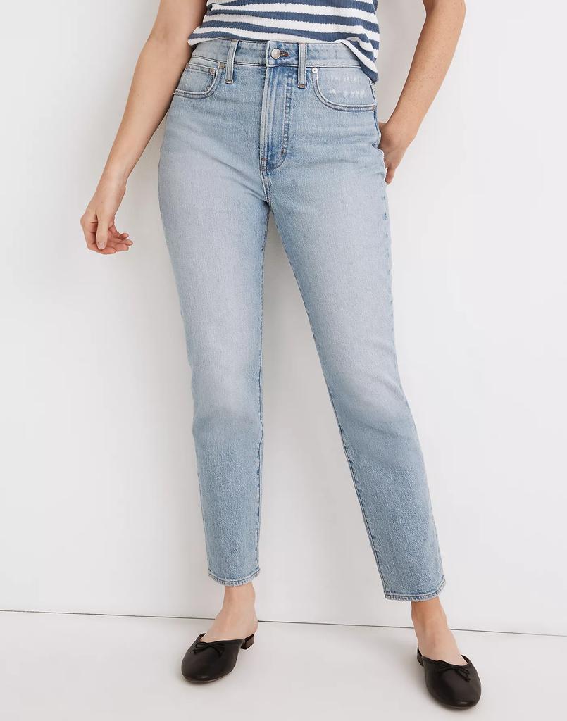 商品Madewell|The Petite Curvy Perfect Vintage Jean in Fiore Wash,价格¥449,第6张图片详细描述