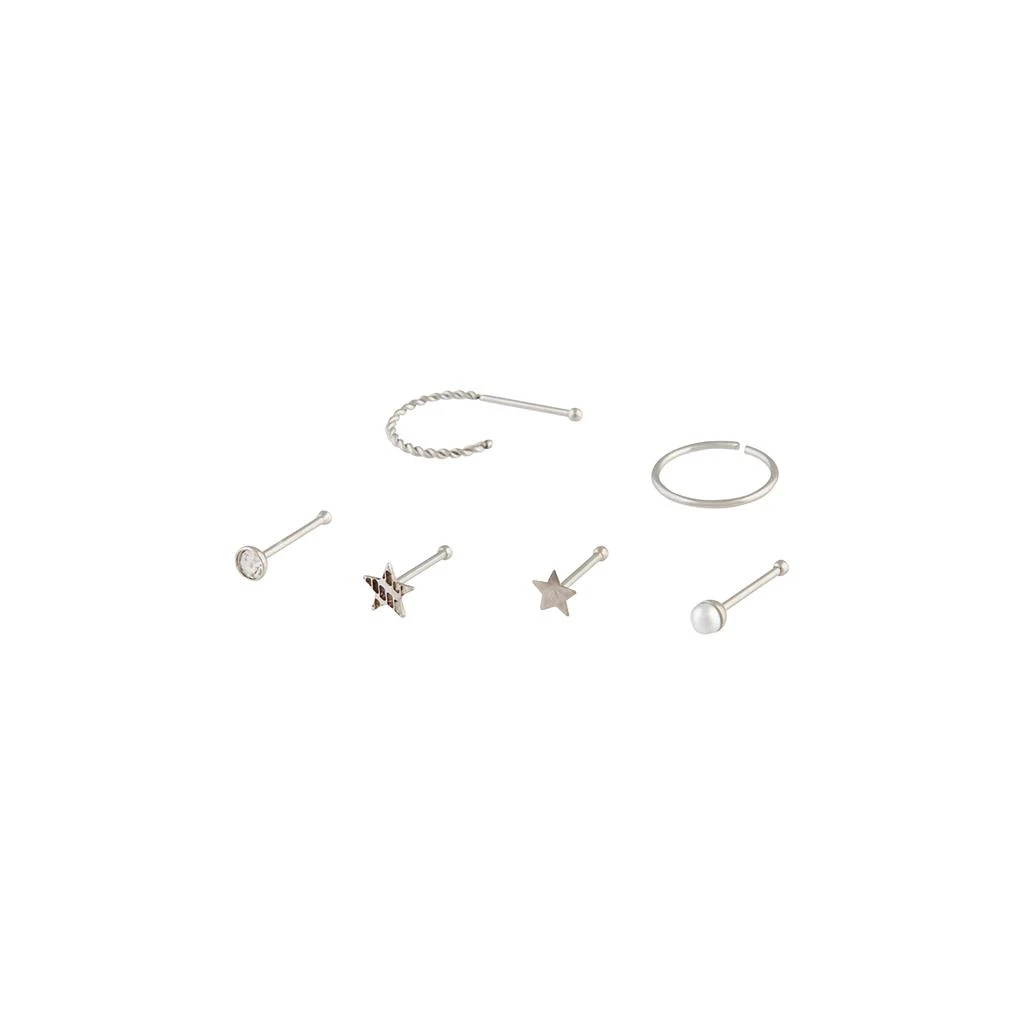 商品Lovisa|Surgical Steel Star Nose Hook Stud 6 Pack,价格¥143,第1张图片