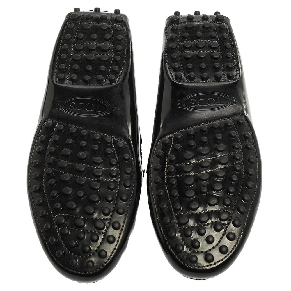 Tod's Black Patent Leather Penny Slip On Loafers Size 37.5 商品