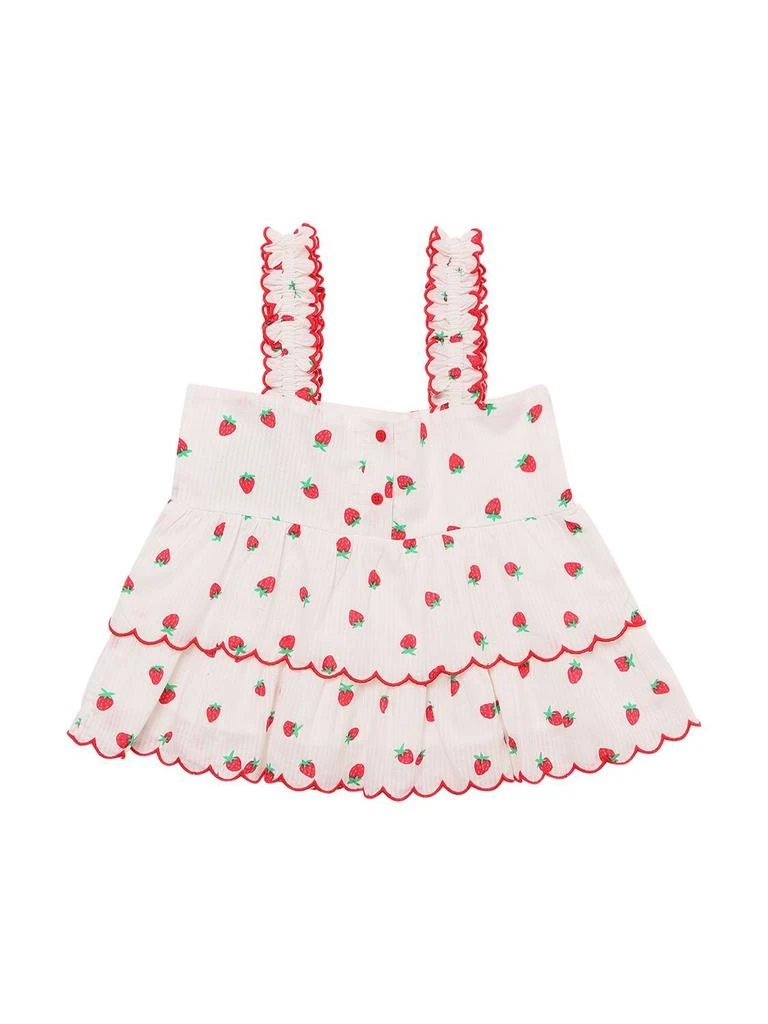 商品Stella McCartney|Strawberry Print Organic Cotton Top,价格¥322,第2张图片详细描述