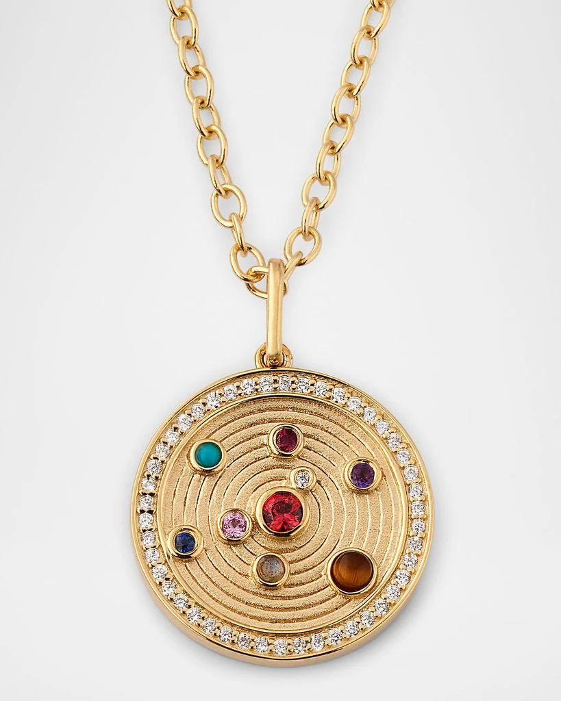 商品Sydney Evan|The Universe Coin on Oval Link Chain Necklace,价格¥35348,第1张图片