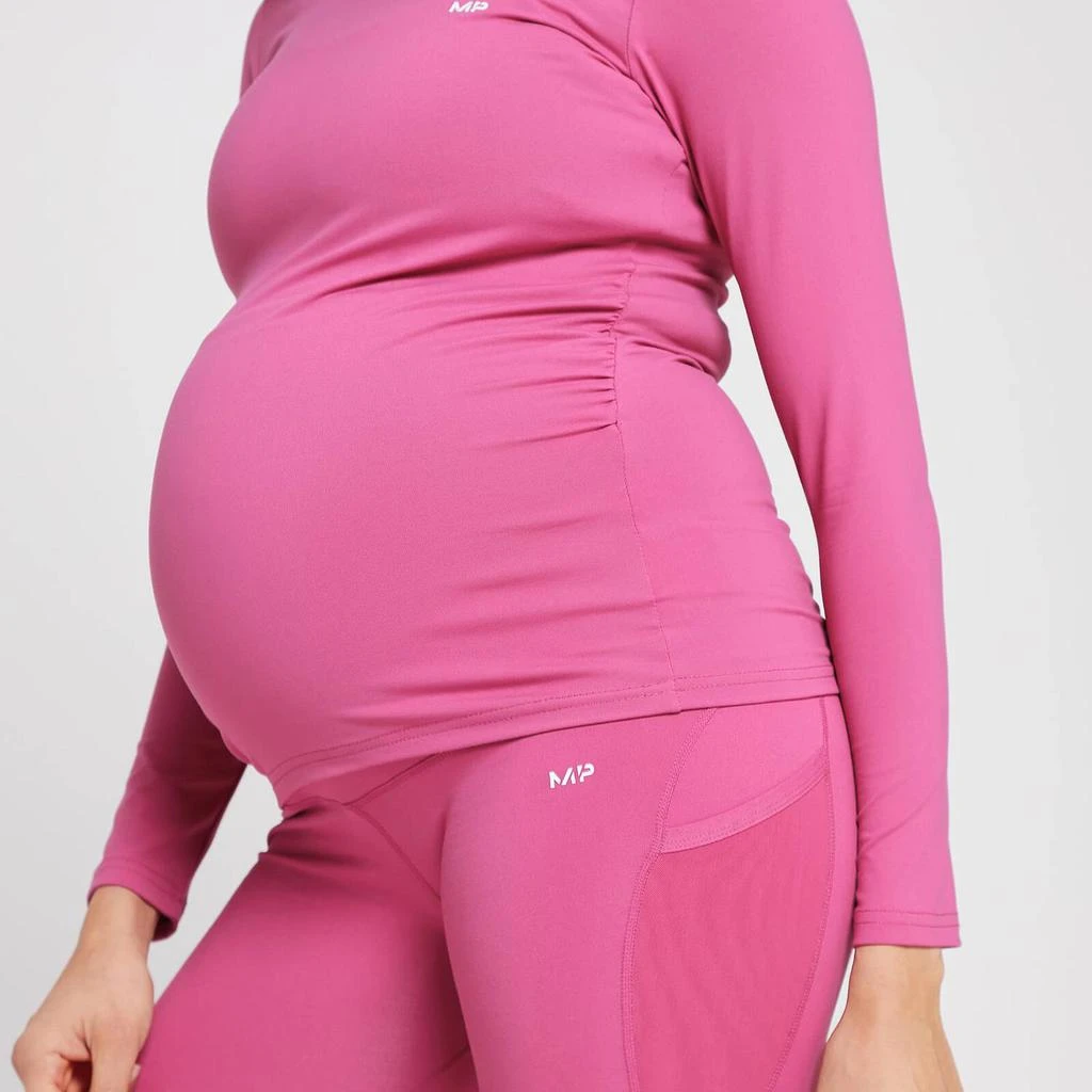 商品Myprotein|MP Women's Power Maternity Long Sleeve Top - Sangria,价格¥105,第4张图片详细描述