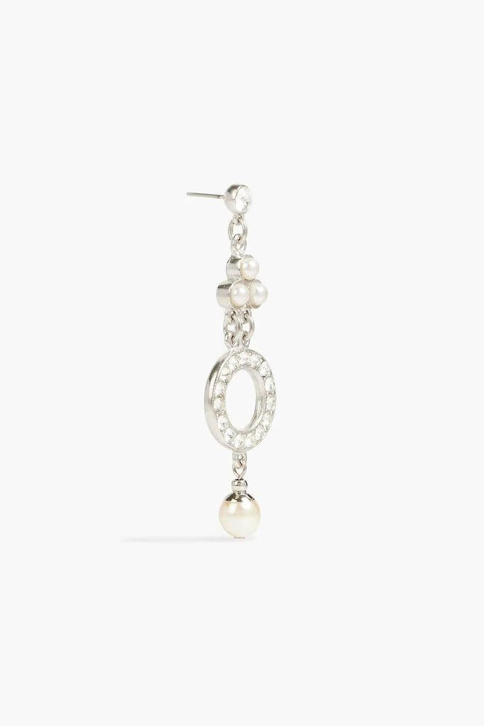 商品BEN-AMUN|Silver-tone, crystal and faux pearl earrings,价格¥636,第3张图片详细描述