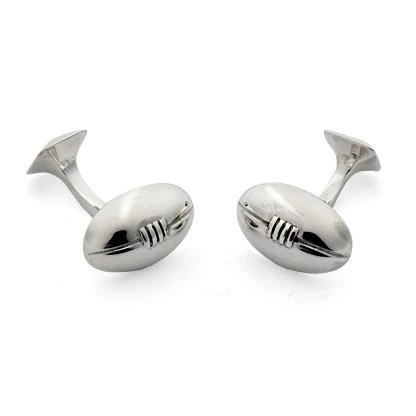 商品Aspinal of London|The rugby ball cufflinks,价格¥1131,第2张图片详细描述