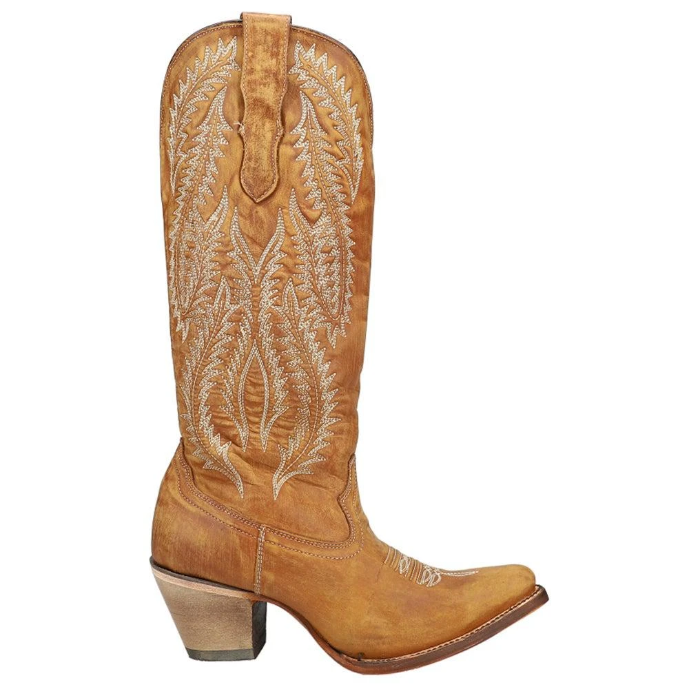 商品Corral Boots|Gold Embroidery Round Toe Cowboy Boots,价格¥1811,第1张图片