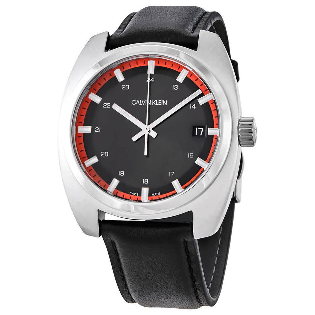 商品Calvin Klein|Calvin Klein Achieve Quartz Black Dial Mens Watch K8W311C1,价格¥294,第1张图片