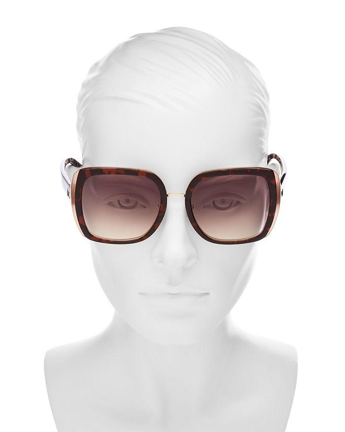 Kimber Square Sunglasses, 56mm商品第2张图片规格展示