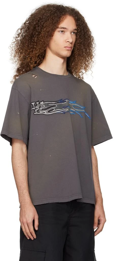 商品We11done|Gray Printed T-Shirt,价格¥2015,第2张图片详细描述