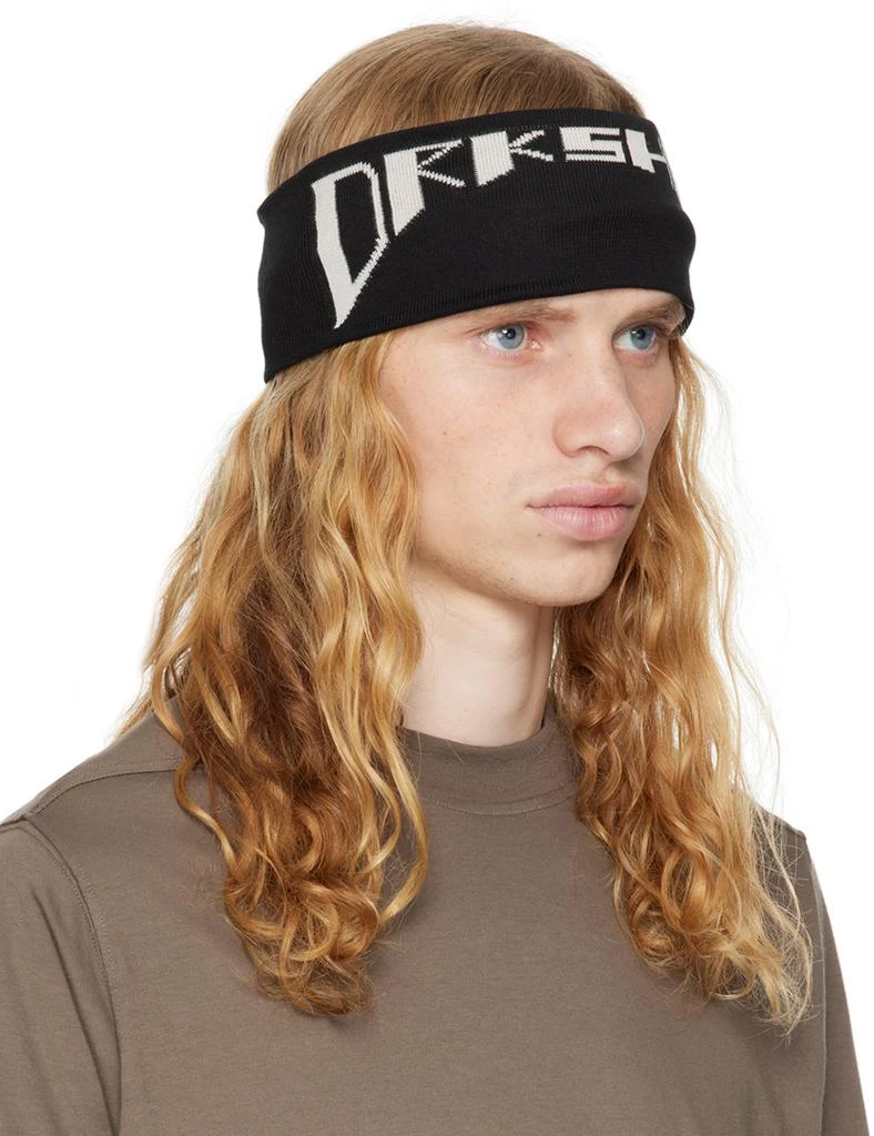 商品Rick Owens|Black Porterville 'DRKR' Headband,价格¥1102,第2张图片详细描述