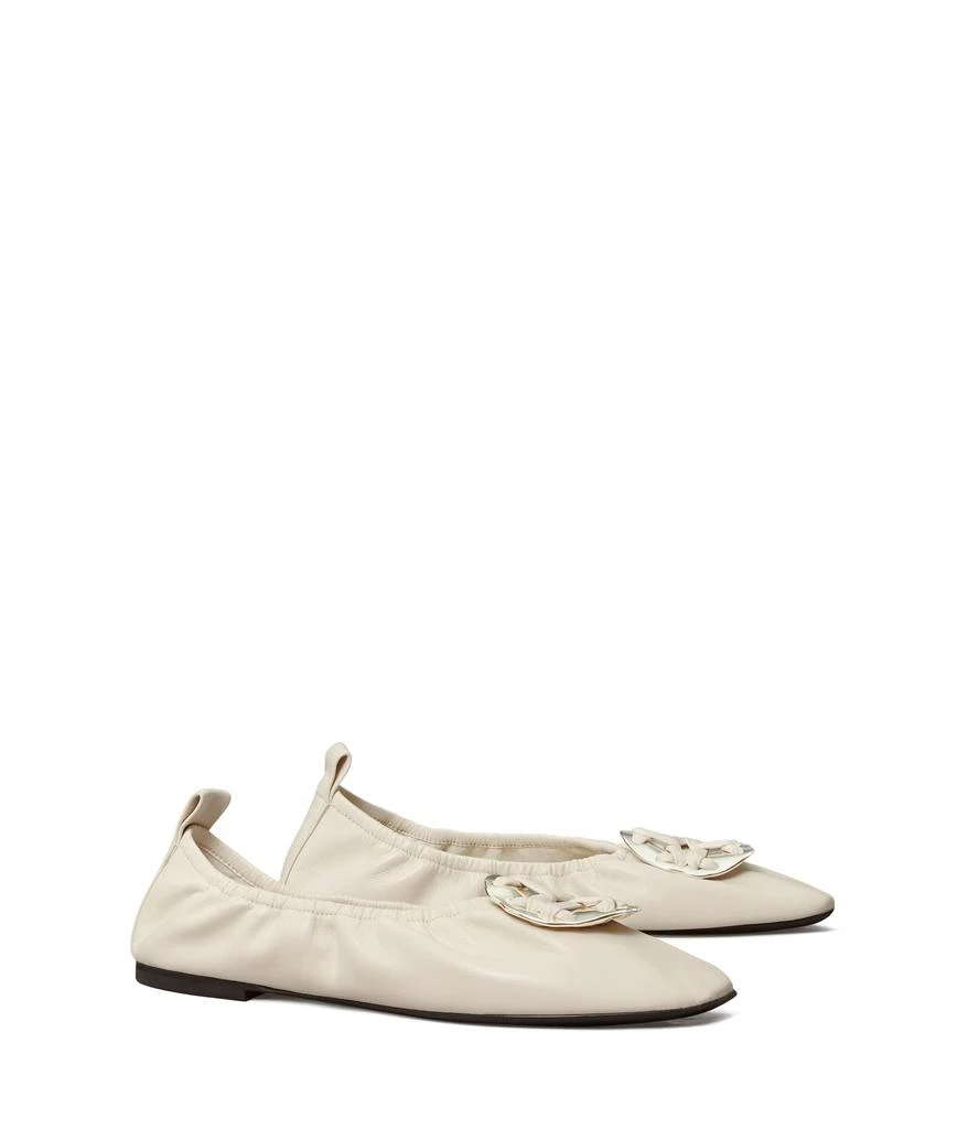 商品Tory Burch|Woven Double T Ballet,价格¥1229,第1张图片