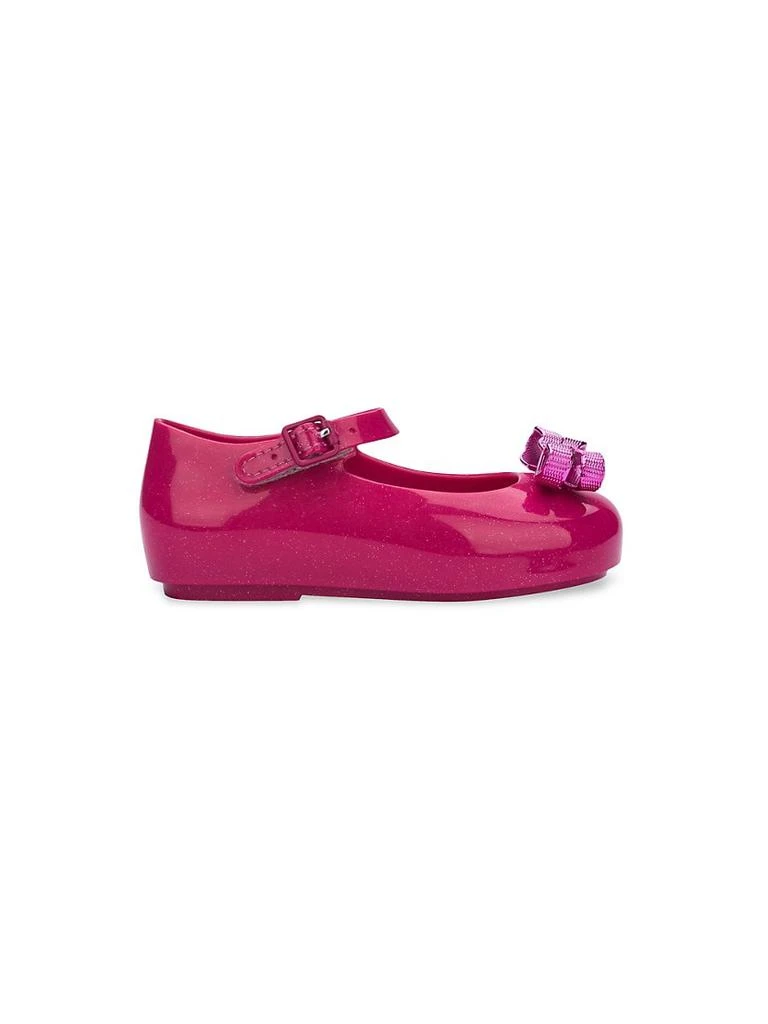 商品Mini Melissa|Little Girl's Mini Dora Glitter Mary Janes Flats,价格¥441,第2张图片详细描述