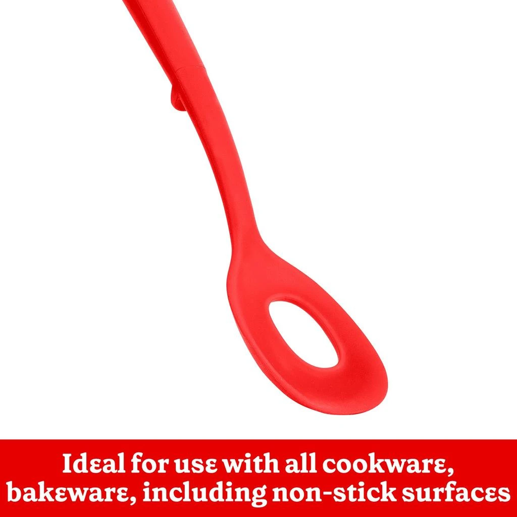 商品Betty Crocker|Silicone 13 Inch Stirring Spoon, Red,价格¥110,第4张图片详细描述