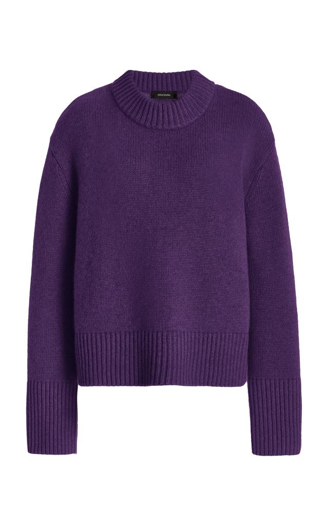 Lisa Yang - Women's Sony Cashmere Sweater - Purple - Moda Operandi商品第1张图片规格展示