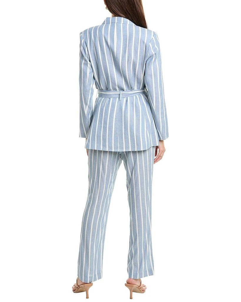 商品Pascale La Mode|2pc Linen-Blend Blazer & Pant Set,价格¥959,第2张图片详细描述