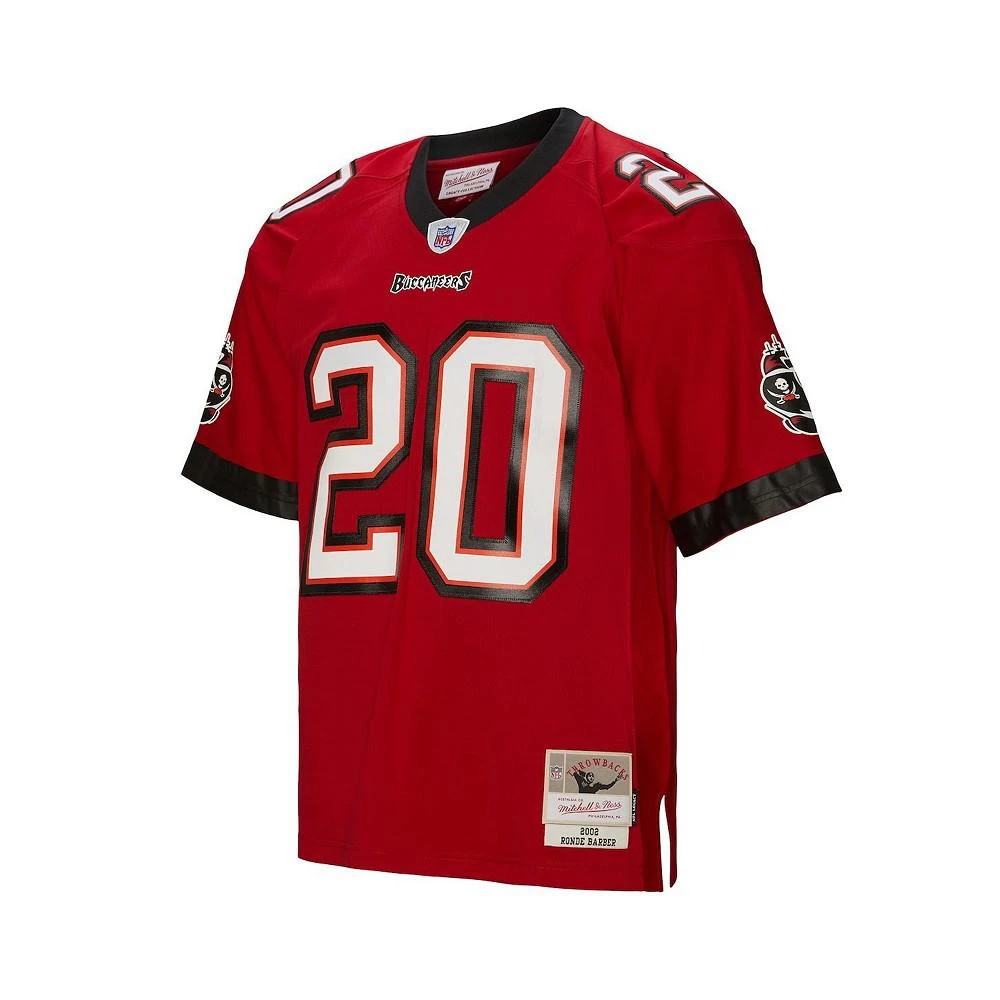 商品Mitchell & Ness|Men's Ronde Barber Red Tampa Bay Buccaneers 2002 Legacy Retired Player Jersey,价格¥1197,第2张图片详细描述