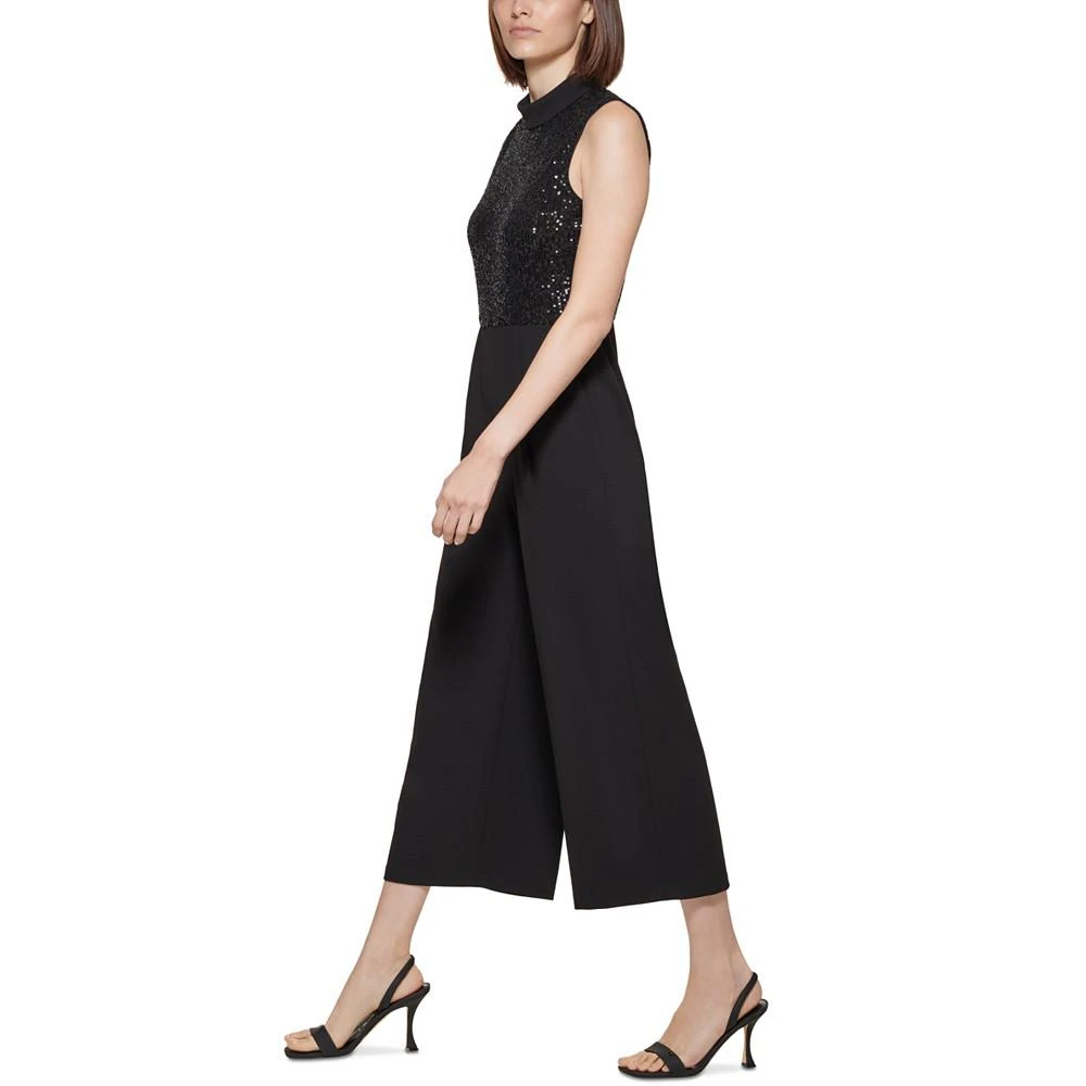 商品Calvin Klein|Women's Sequined Jumpsuit,价格¥591,第3张图片详细描述