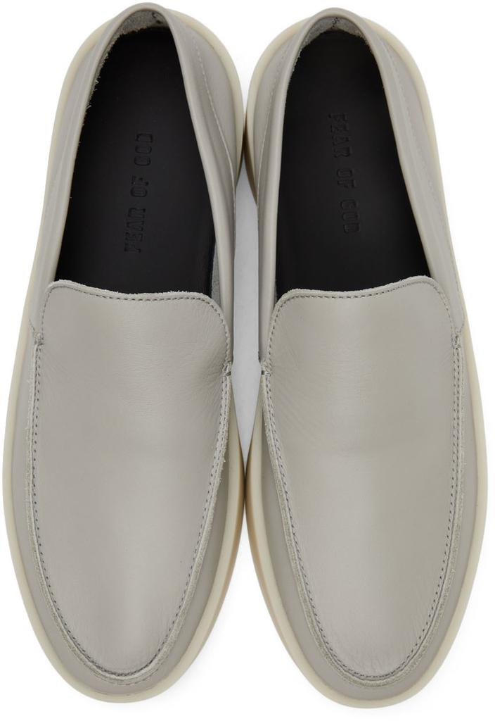 Grey Leather 'The Loafer' Loafers商品第5张图片规格展示